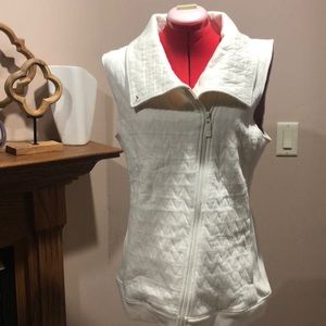 Talbots zip up vest